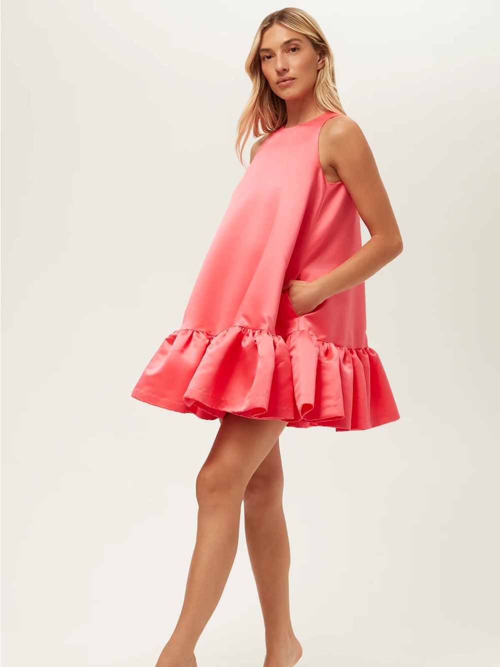 Trina Turk Ruffle a-line dress
